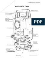 01-Nomenclatura y Funciones-Manual de Instrucciones Estación Total TOPCON GPT 2006