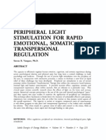 Peripheral Light Stimulation For Rapid Emotional, Somatic and Transpersonal Regulation Steven R. Vazquez (Vol 16 No 3)