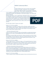 1º Tema para Estudo Da Pastoral Do Dízimo