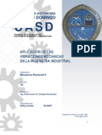 Aplicación de Las Vibraciones Mecánicas en La Ingenieria Industrial