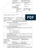 DBMS Lesson Plan