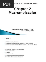 Chap 2 Macromolecules 120711