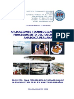 BIO4.2-C Aplicaciones Tecnologicas Procesamiento Paiche-ITP