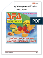 Project On SFA Juice