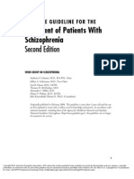 Practice Guidelines For The Treatment of Patients With Schizophrenia