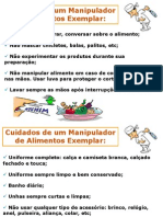 Cartaz Cuidados Do Manipulador de Alimentos