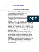 Les Questions Clés de L'audit Financier