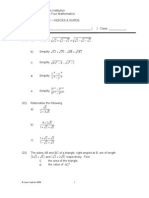 02 - Indices and Surds