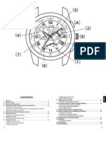 DG Citizen Watch Manual Model BL8030-53A