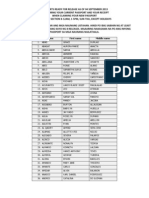 Passports Ready For Release As of 04 September 2013 in PCG Dubai