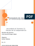 Formulario de Ciencias 2