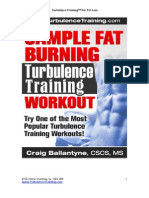 Sample Fat Burning Workout