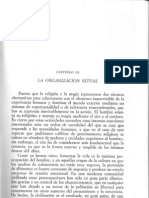 LA ORGANIZACION RITUAL. Imagen. James, E. O., Introducción A La Historia Comparada de Las Religiones. Madrid Cristiandad, 1973.