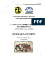 Memoria 1erCongresoCA Speleo