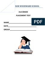 2ND Grade Placement Test