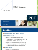 HDAP Logging