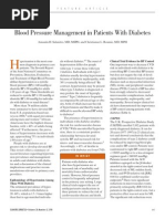 Blood Pressure Management in Patients With Diabetes: Clinical Trial Evidence For BP Control