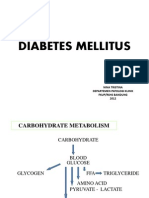 Diabetes Mellitus: Nina Tristina Departemen Patologi Klinik Fkup/Rshs Bandung 2012