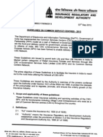 Guidelines On Common Services Centres Dt. 03.09.2013