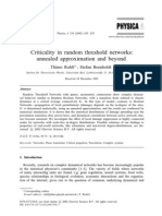 Criticality in Random Threshold Networks: Annealedapproximation Andbeyond