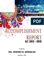 My Accomplishment Report VG