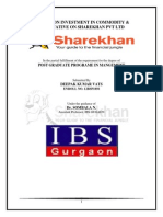 Project Sharekhan Mba