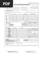 Formato Check List de Mantenimiento