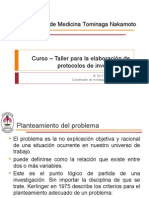 Curso - Taller para La Elaboración de Protocolos