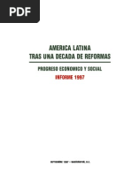 América Latina Tras Una Decada de Reformas