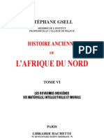 HISTOIRE ANCIENNE de l'AFRIQUE DU NORD-par Stéphane Gsell-Tome 6