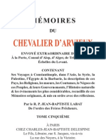 Chevalier D'Arvieux: Mémoires