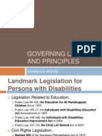 Sped Laws and Principals Including Ieps