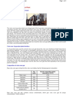 Coke Oven - Byproduct Plant Details