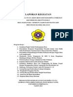 LAPORAN KKN Desa Mainan Kec - Sembawa Kab - Banyuasin Sumatera Selatan 2013