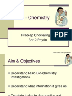 Bio Chemistry, Blood Investigations, Blood Tests