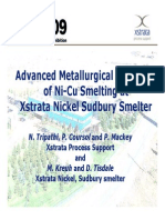 Xstrata NiCu Smelter Metallurgical Modelling