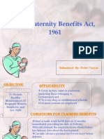 Maternity Benefit Act 1961