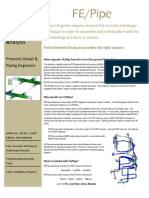 Finite Element Analysis - Pressure Vessel and Pipe