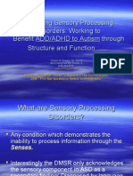 Reaching Sensory Processing Disorders: Working To Benefit ADD/ADHD To Autism Through Structure and Function