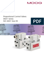 Proportional Control Valves D631 Series ISO 4401 Size 05