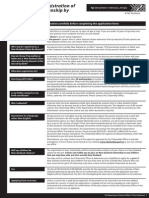 Application For Registration of NZ Citizenship by Descent