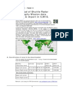 of Shuttle Radar Topography Mission Data (SRTM) & Import in ILWIS