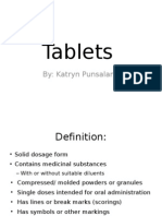 Tablets: By: Katryn Punsalang