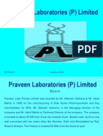 Praveen Labs (P) LTD Company Profile