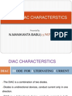 Diac & Triac Characterstics