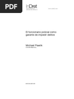 Michael Pawlik - El Funcionario Policial Como Garante de Impedir Delitos PDF