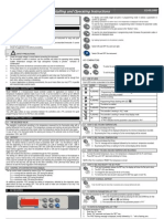 Installing and Operating Instructions: Dixell