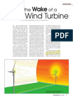 Wake Effect of A WT Wind Turbulence