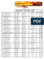 Lista de Participantes de Camino Del Inca