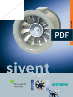 Sivent Fans - 2cc and 2cq Axial Fans